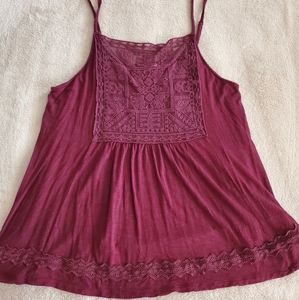 Maurices lace detail swing tank